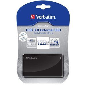 Verbatim USB 3.0 External Solid State Drive 128 GB